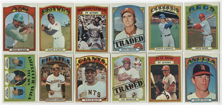 1972 Topps Baseball High Grade Complete Set (787)